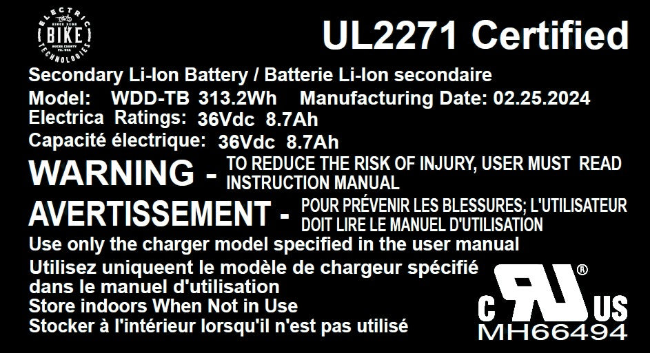 Liberty Trike Battery Pack